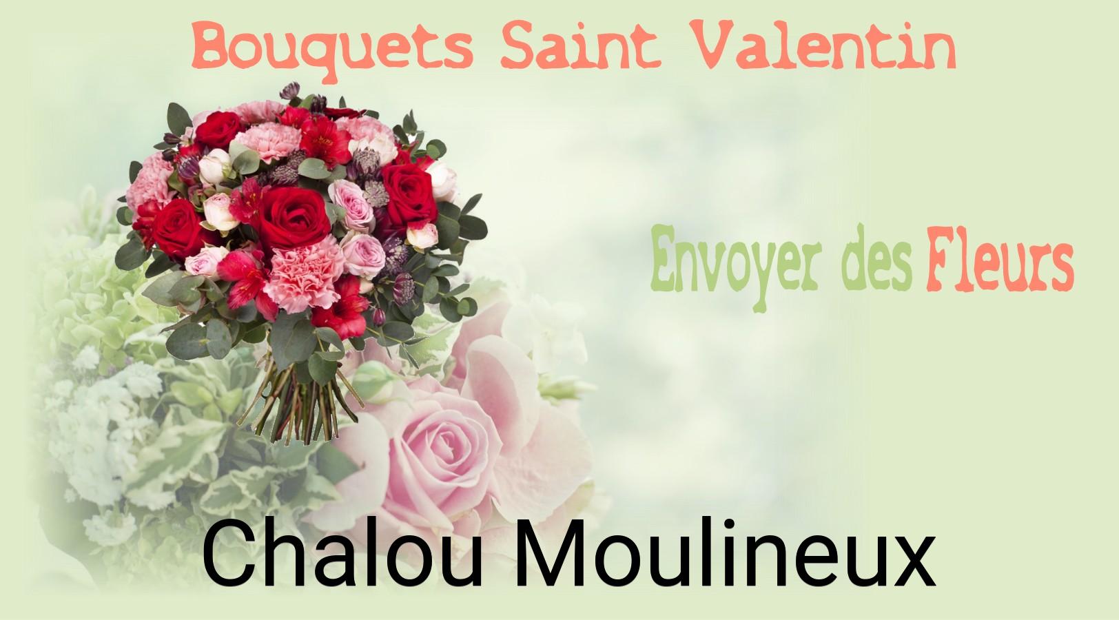 Roses de Saint-Valentin livrées à Chalou-Moulineux